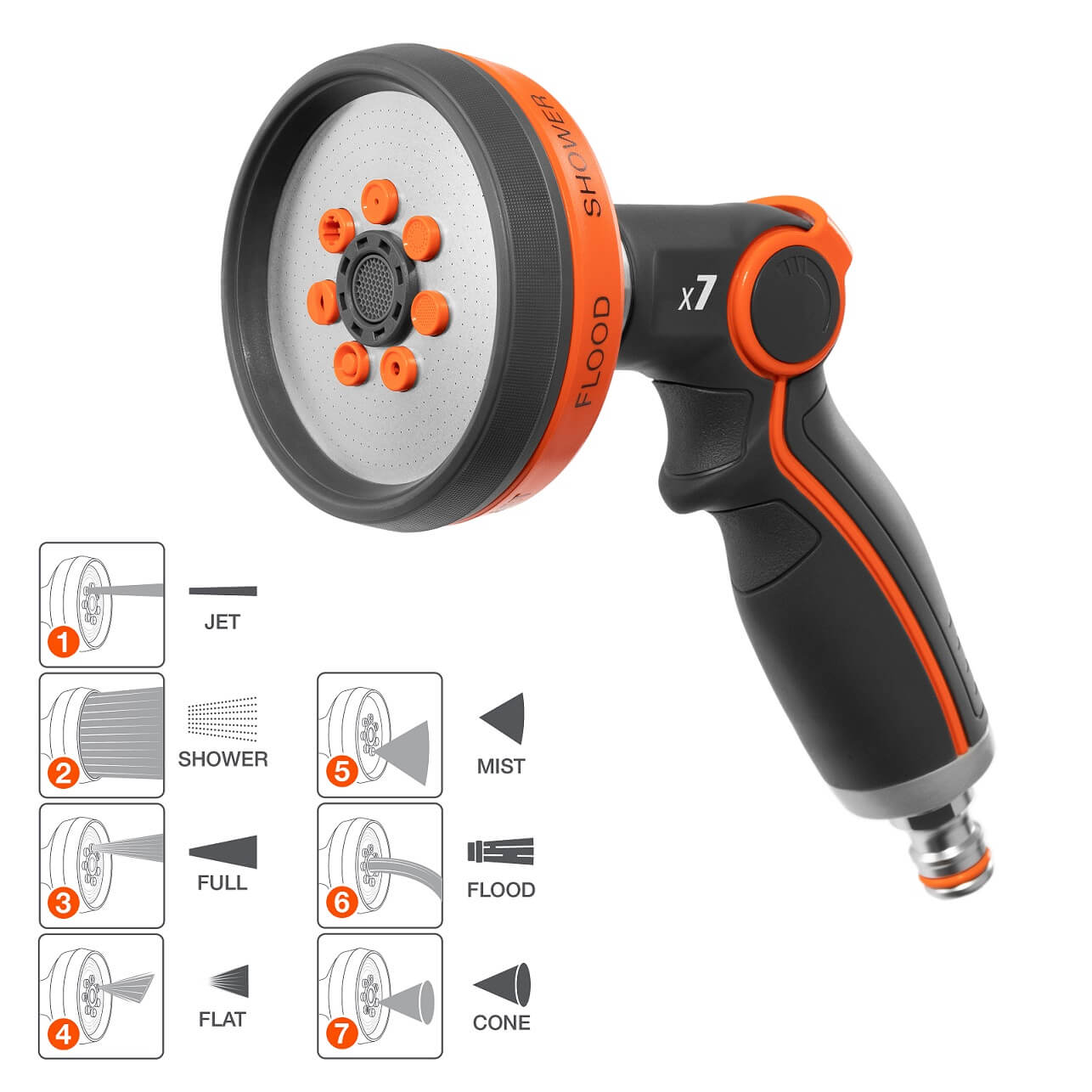 Пистолет-распылитель металлический Sprey Gun x7 DWG 4020 DAEWOO