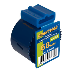 Коронка пильная 68 мм ПРАКТИКА 036-025