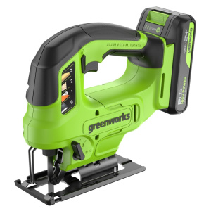 Лобзик аккумуляторный GREENWORKS GD24JS90K2 3601707CUA