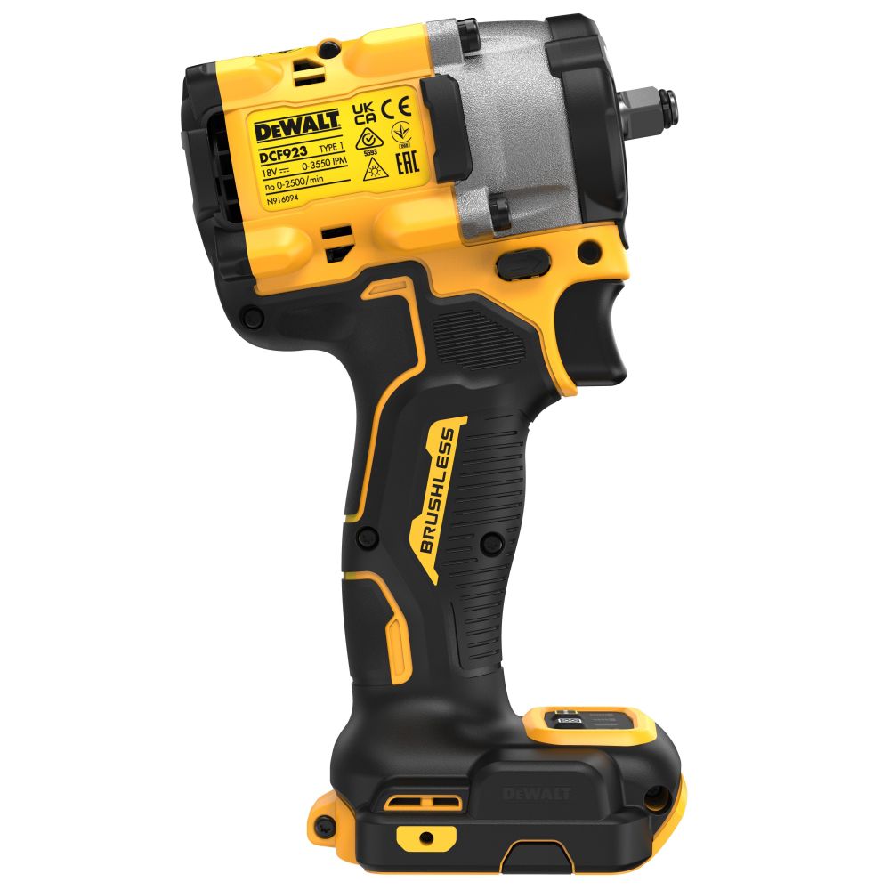 Гайковерт аккумуляторный ударный DEWALT DCF923P2G