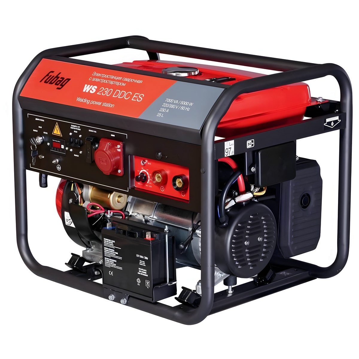 Электростанция бензиновая сварочная FUBAG WS 230 DDC ES