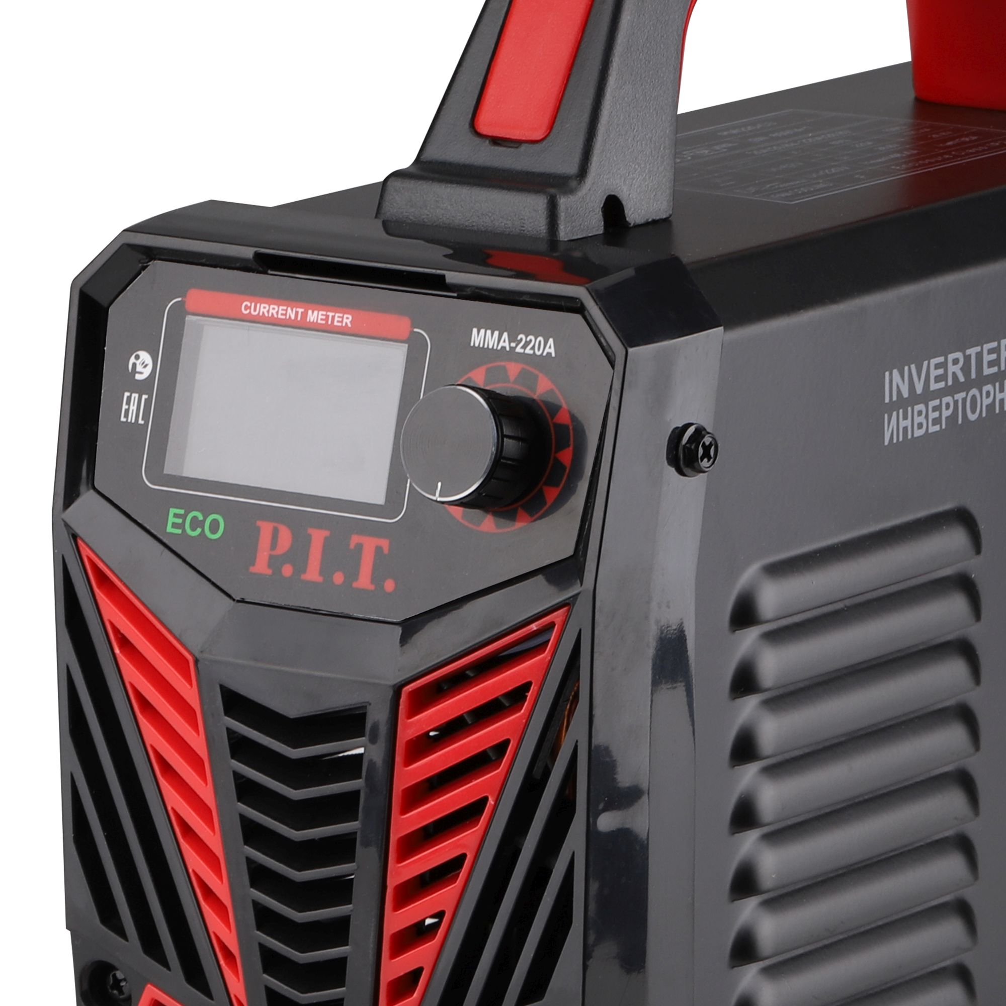 Сварочный аппарат P.I.T. PMI220-C3 IGBT (5.8кВт, 220А, ПВ-60, ММА 1.6-3.2мм,маска, краги, электроды)