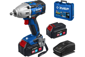 Гайковерт аккумуляторный ударный ЗУБР Профессионал GB-500-42