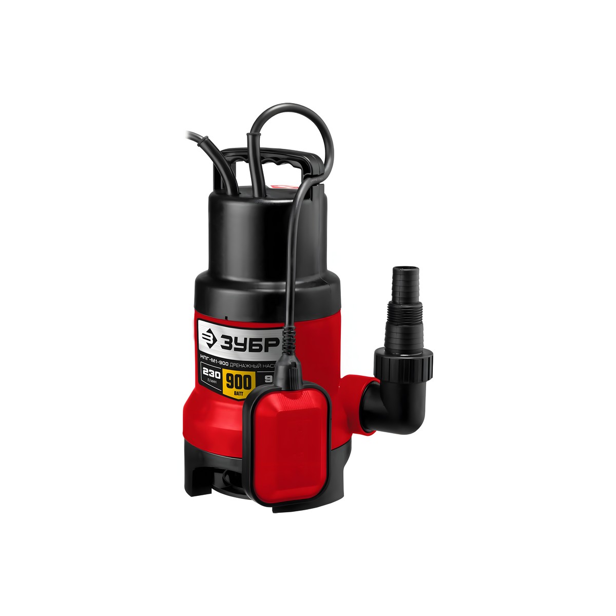 Насос дренажный ЗУБР НПГ-М1-900 (для грязной воды, 900 Вт)