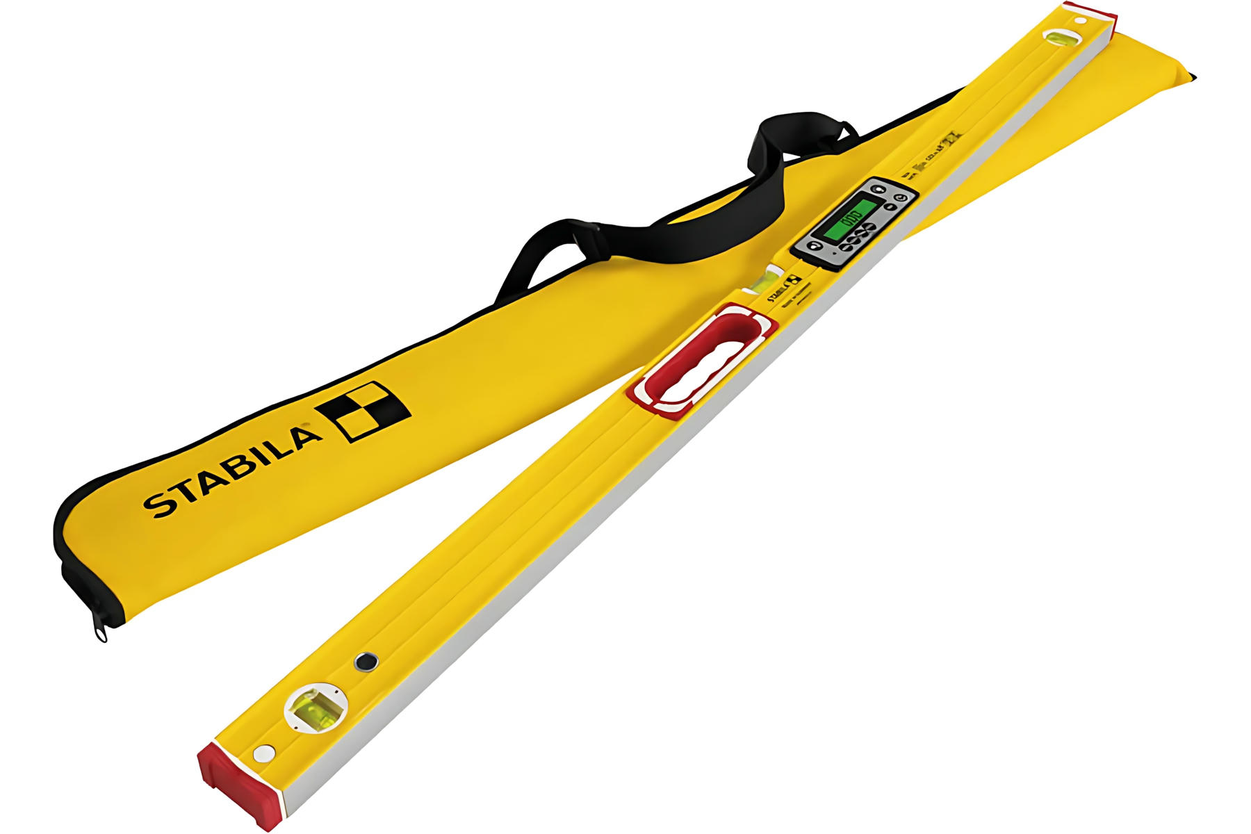 Уровень электронный 1220 мм (3 глазка, 2 ЖК дисп., IP67, точн. 0,5 мм/м) TECH 196 DL STABILA 19826