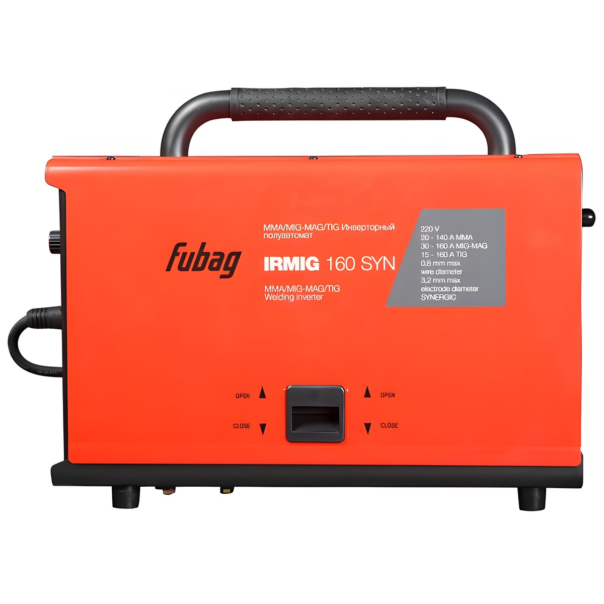 Инвертор-полуавтомат сварочный FUBAG IRMIG 160 SYN + горелка FB 150 3 м 31445.1