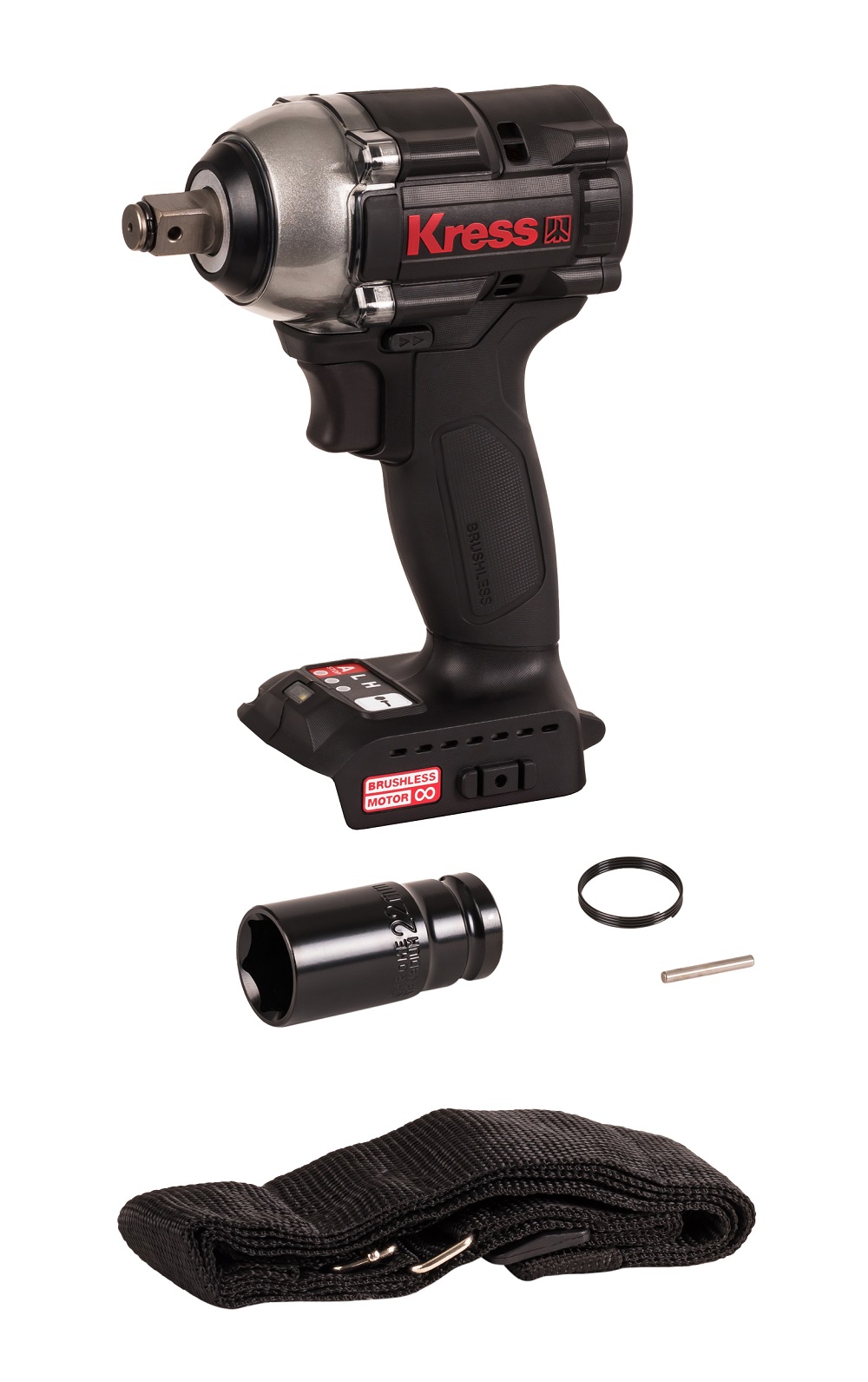 Гайковерт ударный аккумуляторный KRESS KU272.9 (без АКБ и ЗУ)