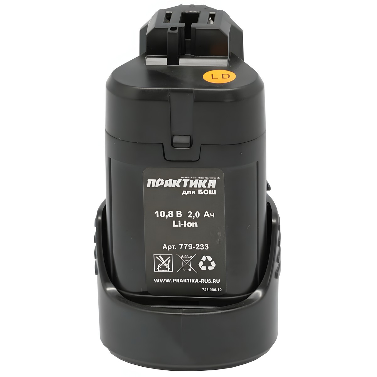Аккумулятор для BOSCH (10.8V, 2.0Ah, Li-Ion, коробка) ПРАКТИКА 779-233