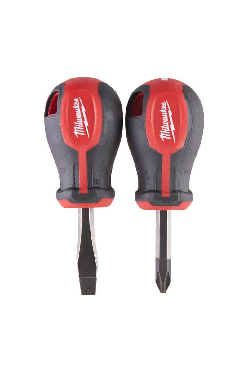 Набор коротких магнитных отверток, 2 шт. (трехгранная рукоятка) MILWAUKEE 4932471810