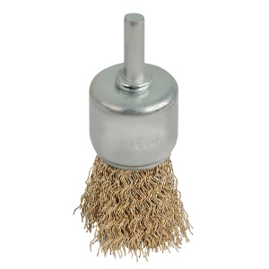 Щетка-кисть для дрели 30 мм (латунь) ПРАКТИКА 773-446