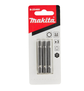 Бита HEX 5.0 х 50 мм E-form (3 шт.) MZ MAKITA B-25460