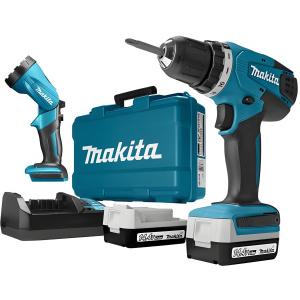 Дрель аккумуляторная MAKITA DF347DWLE