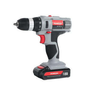 Дрель аккумуляторная ПОБЕДА ДА-18/2 Ли-М 180201644