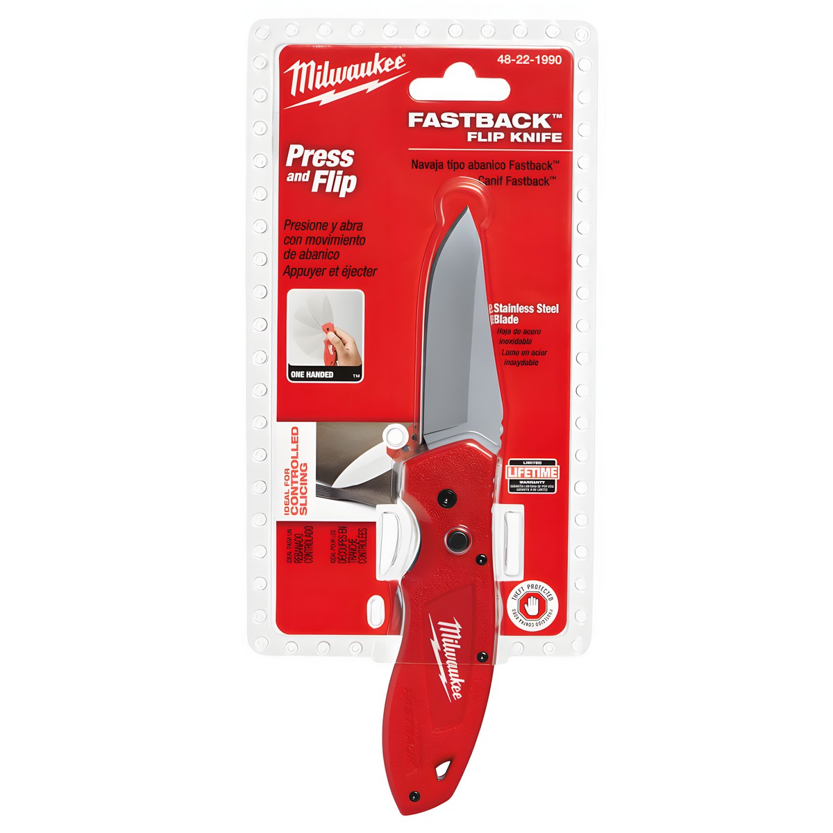 Нож раскладной Fastback MILWAUKEE 48221990