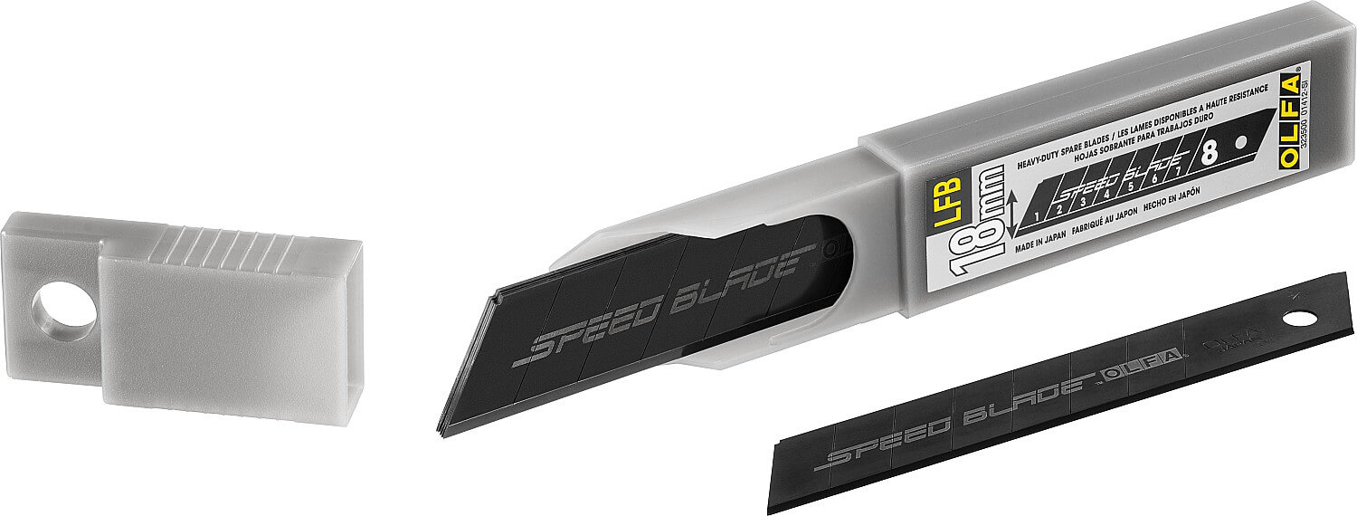 Лезвия для ножа 18 мм (5 шт., сегментированные) OLFA OL-LFB-5B