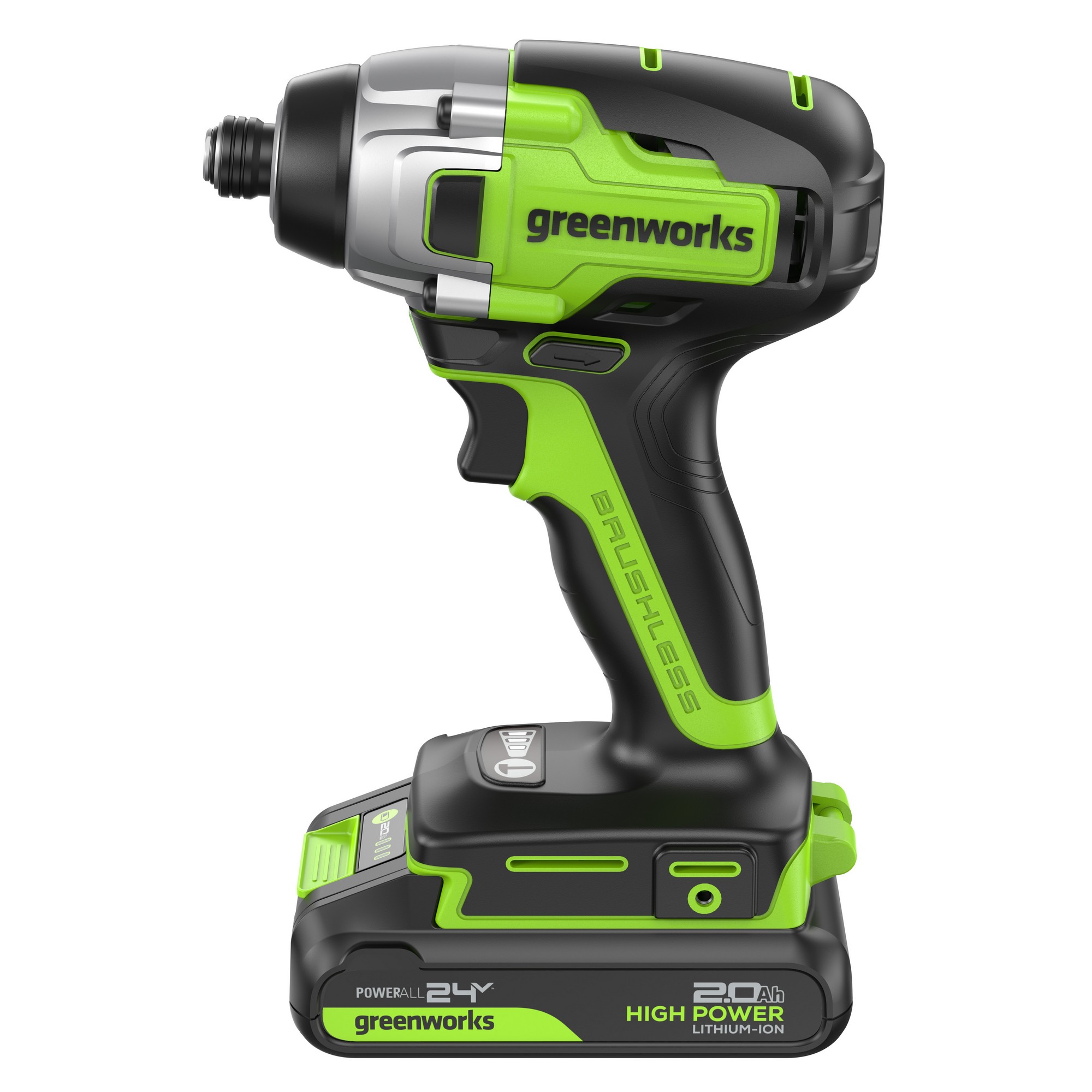 Винтоверт аккумуляторный ударный GREENWORKS GD24ID3K2 3802807CUA