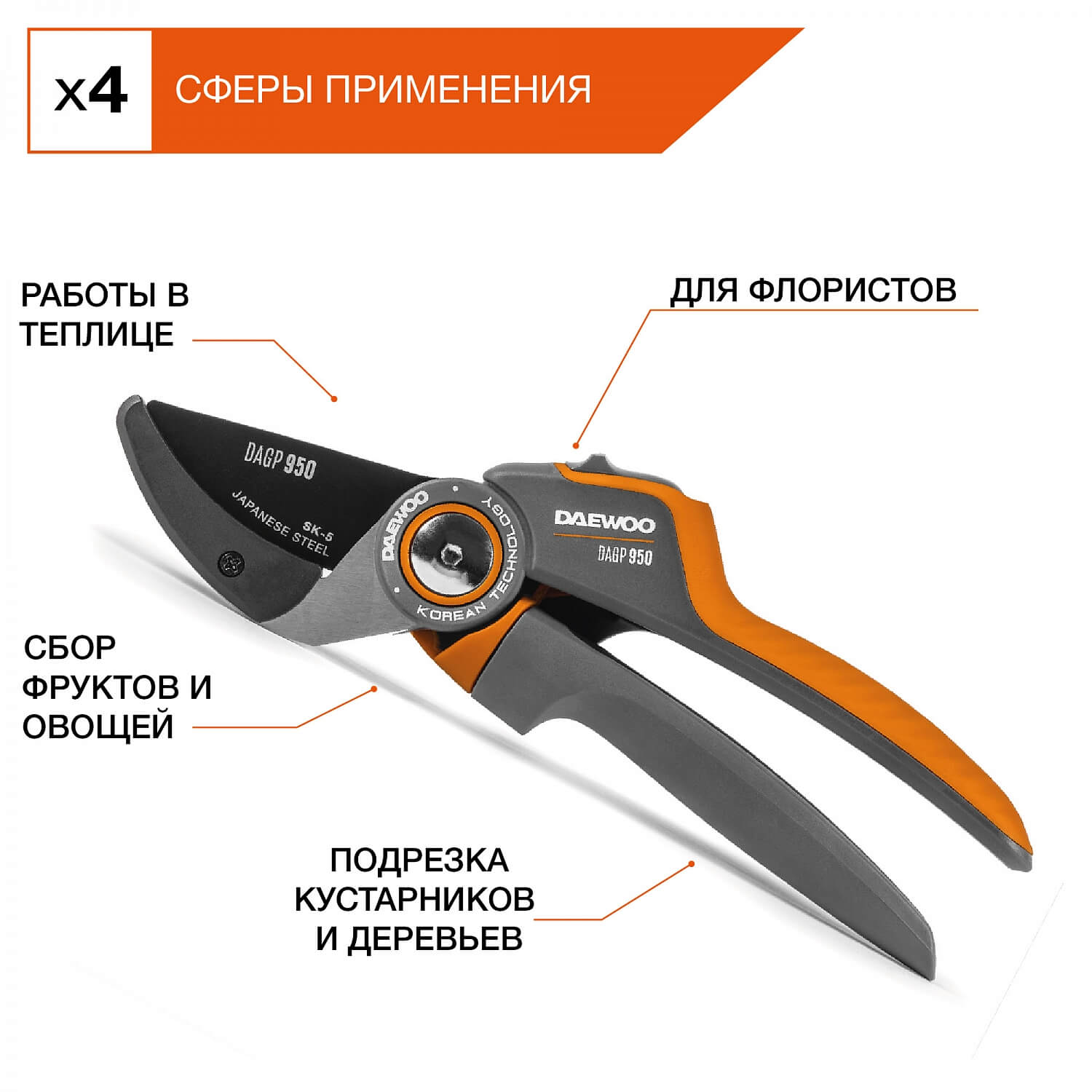 Секатор контактный DAGP 950 DAEWOO