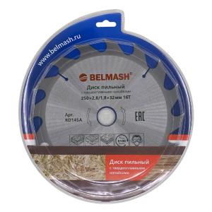 Диск пильный 250 х 2.8/1.8 х 32/30 мм 16T (дерево) BELMASH RD145A