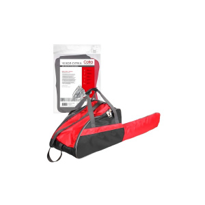 Чехол-сумка для бензопилы COFRA RC-7130 (410х265х250 мм + 400х130 мм для шины,т.сер/красн,синтетика)