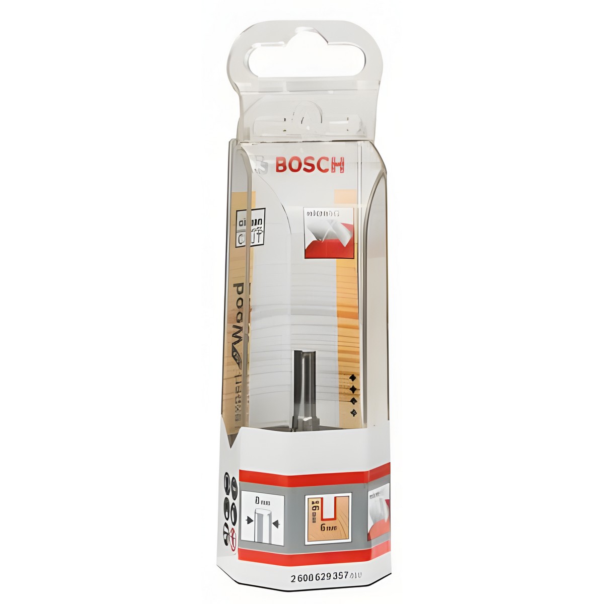 Фреза пазовая (d8/D6/H15.8/L51) Expert for Wood BOSCH 2608629357