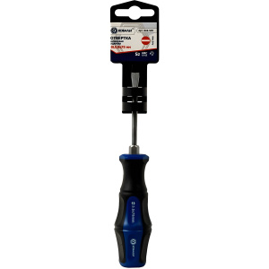 Отвертка ударная SL 5.5 х 75 мм (двухкомпонентная рукоятка) Ultra Grip КОБАЛЬТ 646-539