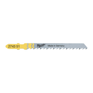 Полотна для лобзика T101D (5 шт., 75 мм) MILWAUKEE 4932274351