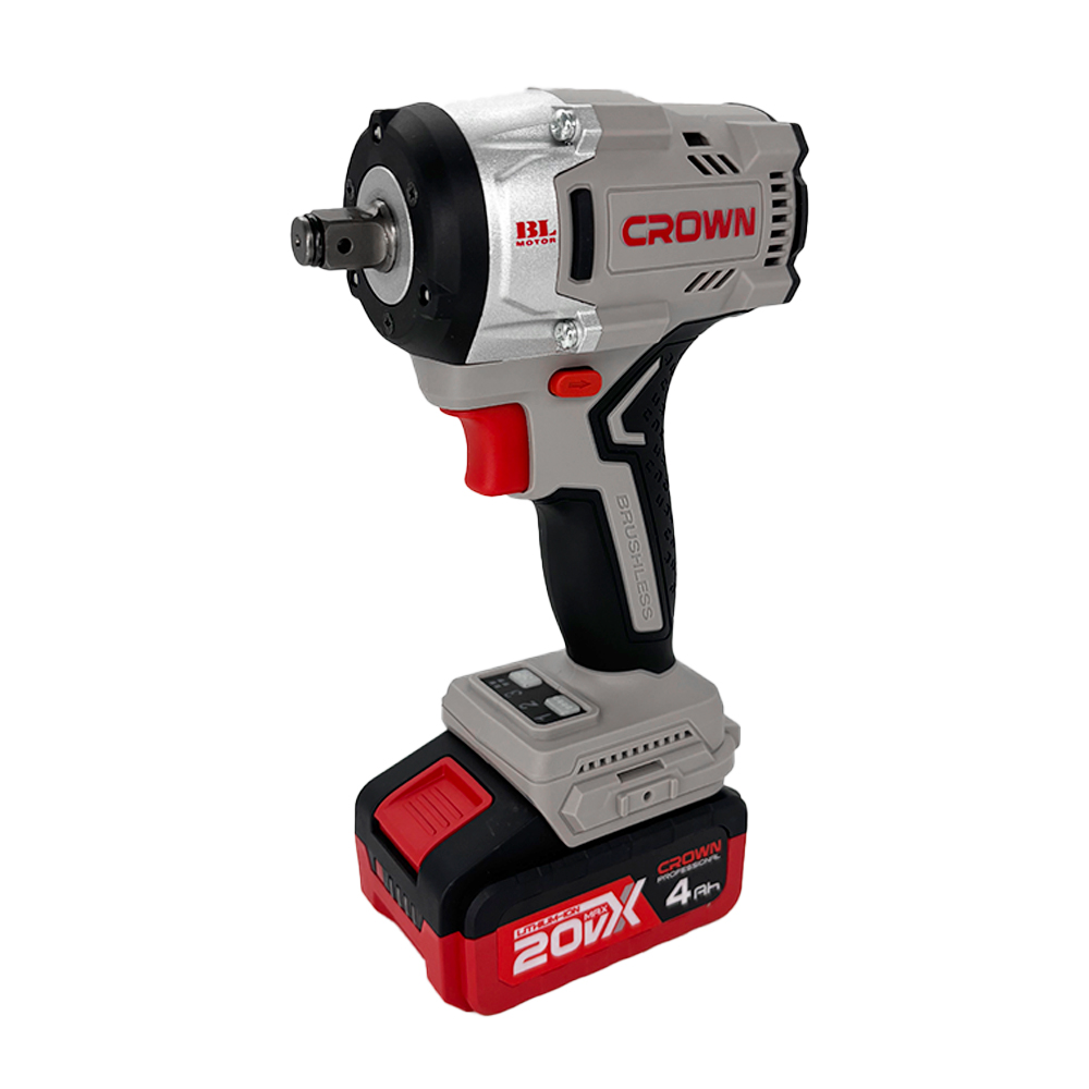 Гайковерт аккумуляторный бесщеточный CROWN CT22062HX-4 BMC