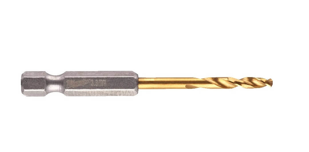 Сверло по металлу 3,3 х 67 мм (2 шт.) HSS-G TiN RedHEX MILWAUKEE 4932471089