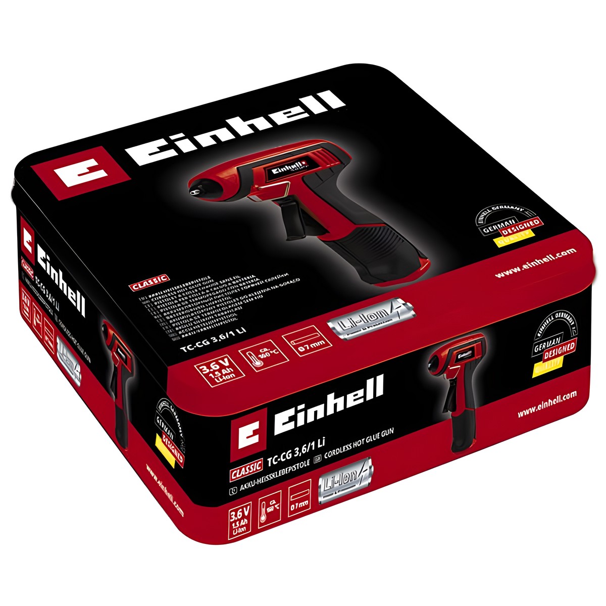 Пистолет клеевой аккумуляторный Einhell PXC TC-CG 3,6/1 Li 4522190