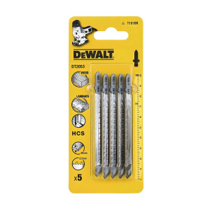 Пилки (5 шт., дерево/фанера/ДСП) DeWalt DT2053