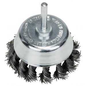 Щетка чашечная 65 мм (для дрели, витая сталь) BOSCH 2608622050