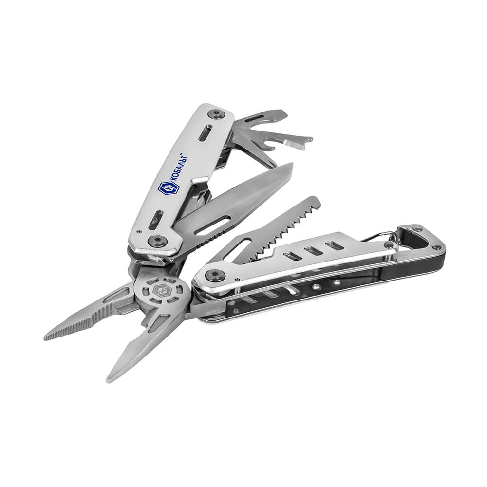 Мультитул 11-в-1, корпус из нерж. стали, чехол КОБАЛЬТ 918-268