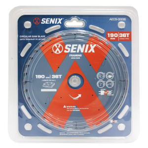 Диск пильный по дереву 190мм х 30 мм, 36Т, SENIX