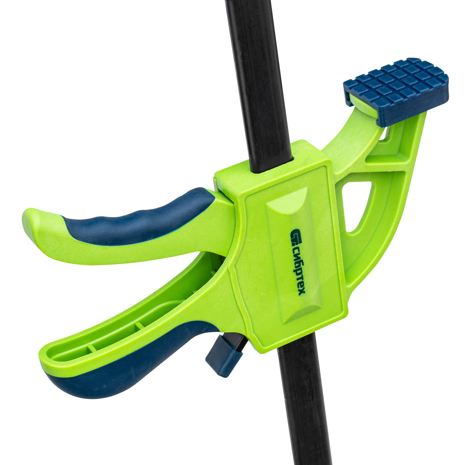 Струбцина F-образная 200 х 70 х 420 мм (быстрозажимная, пласт. корпус) СИБРТЕХ 20564