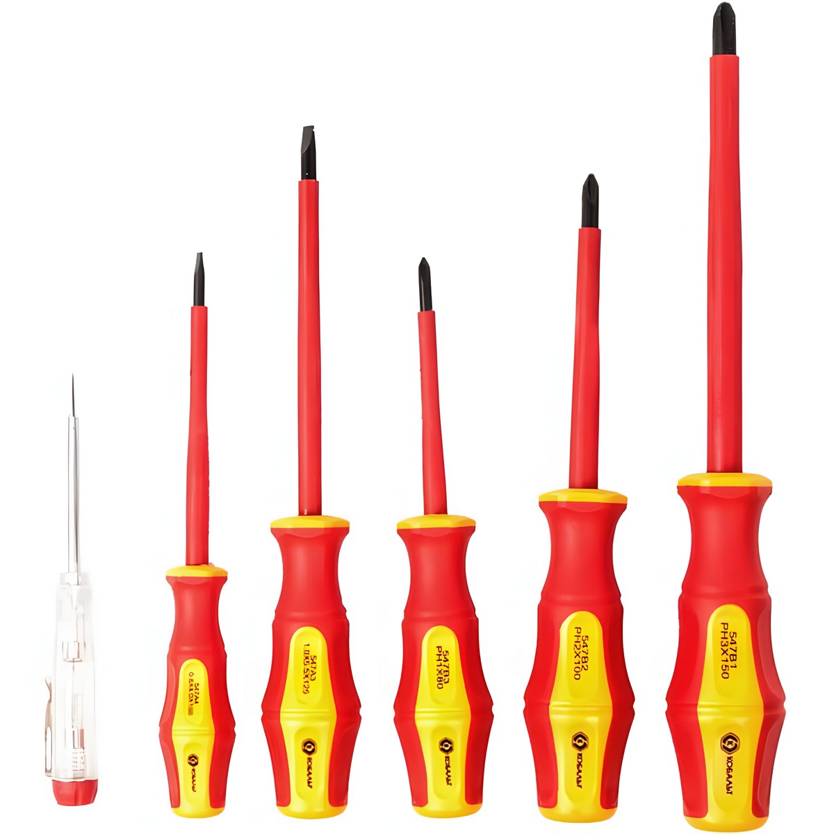 Набор отверток диэлектрических 6 шт. (коробка) Ultra Grip КОБАЛЬТ 646-522