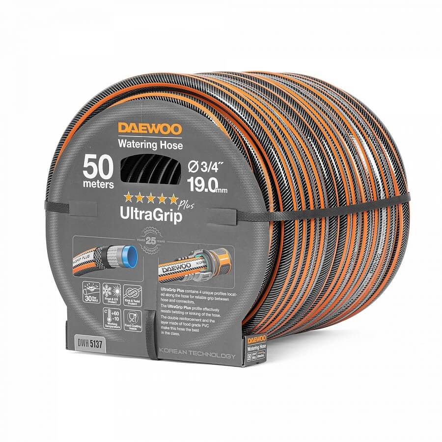 Шланг UltraGrip 50 м, 3/4'' (19 мм) DWH 5137 DAEWOO