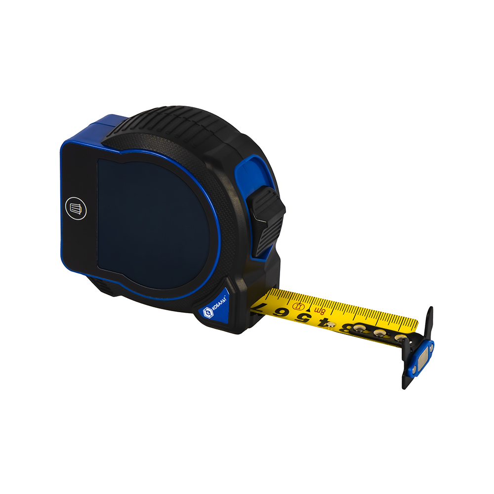 Рулетка 8 м х 25 мм (окно для записей) Ультра КОБАЛЬТ 924-061