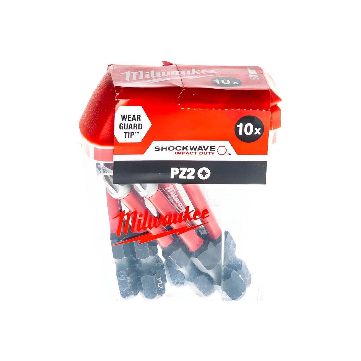 Насадка PZ 2 х 50 мм (10 шт.) Shockwave MILWAUKEE 4932430866