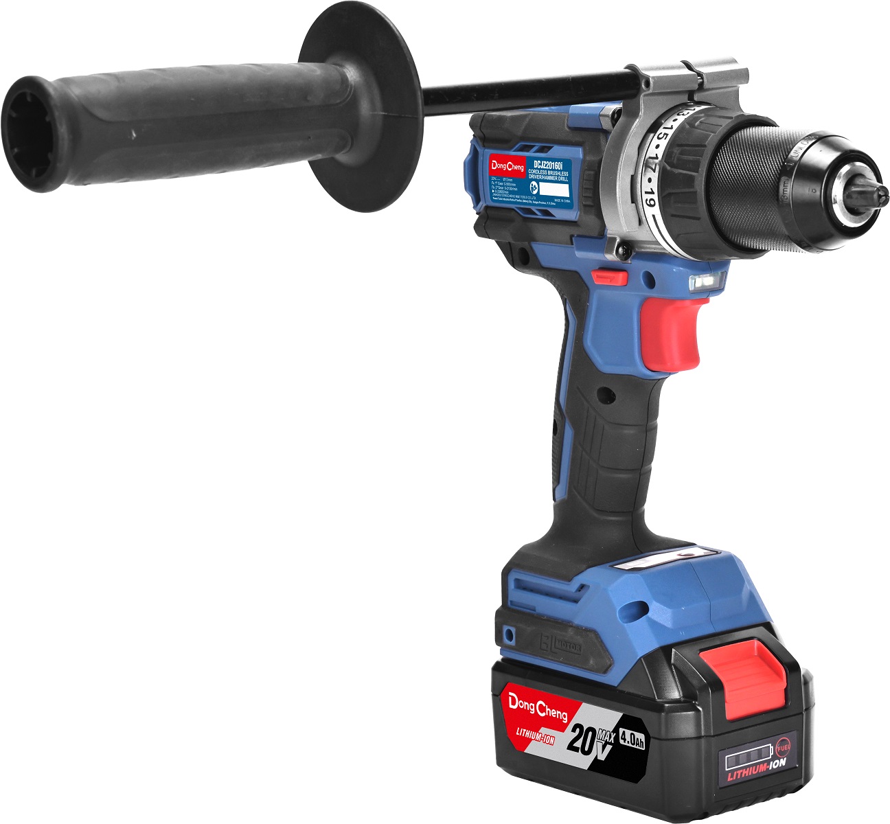 Дрель-шуруповерт аккумуляторная ударная DongCheng DCJZ20160i EM