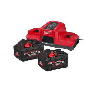 Набор M18 FORGENRG-802DBSC (2 х M18 FB8 FORGE, 8,0 Ач + ЗУ M18 DBSC) MILWAUKEE 4933498616