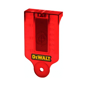 Мишень для лазерных уровней (красная) DeWalt DE0730
