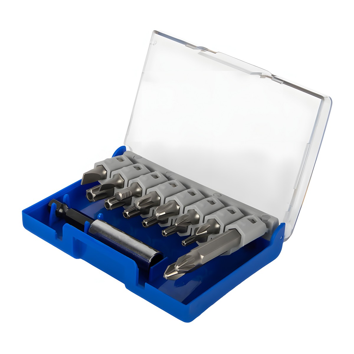 Набор бит 15 шт. + держатель 60 мм "Мастер" ПРАКТИКА 908-221