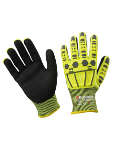 Перчатки рабочие BRODEKS GC-22i (р-р 11, серый/черный/желтый)