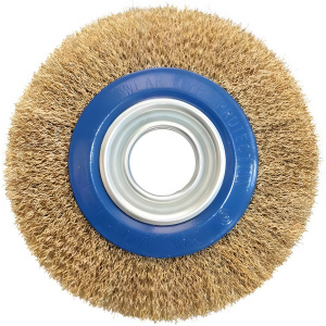 Щетка для точила 175 мм (дисковая, латунь) ПРАКТИКА 773-378