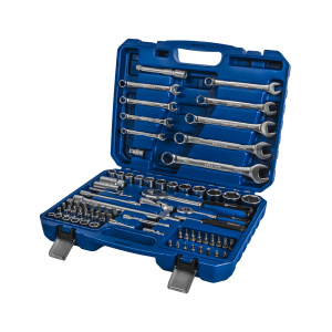 Набор инструмента, универсальный (82 предм., 1/2'', 1/4'', кейс) КОБАЛЬТ 919-630