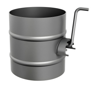 Шибер TMF D 200, 1,5 мм, 08ПС, антрацит, прямой 519000000