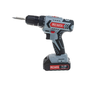 Дрель-шуруповерт аккумуляторная РЕСАНТА ДА-14-2Л