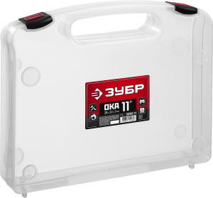 Кейс-органайзер 280 х 220 х 50 мм (11'') ЗУБР ОКА-11 38102-11