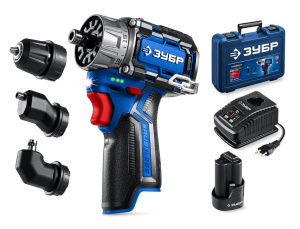 Дрель аккумуляторная ЗУБР КОМБИ №2 DB-125-21 Профессионал (кейс)