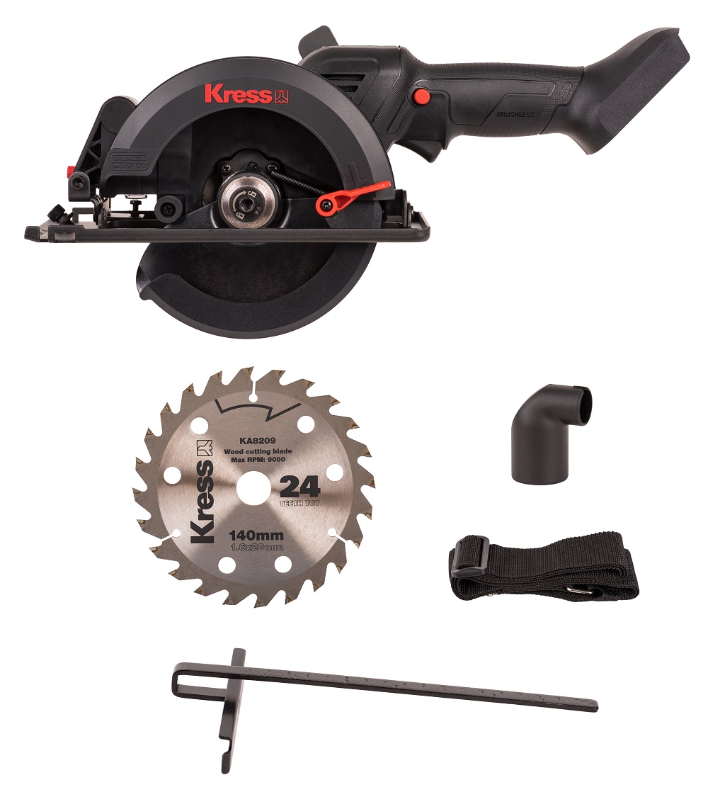 Пила дисковая аккумуляторная KRESS KU519.9 (без АКБ и ЗУ)